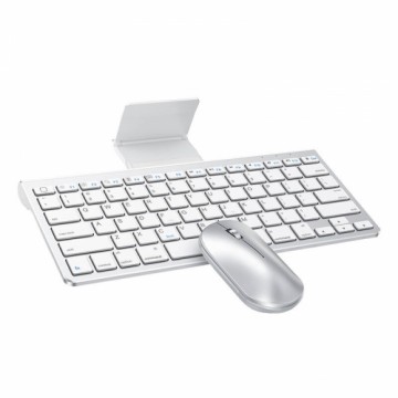 Mouse and keyboard combo for IPad|IPhone Omoton KB088 (silver)