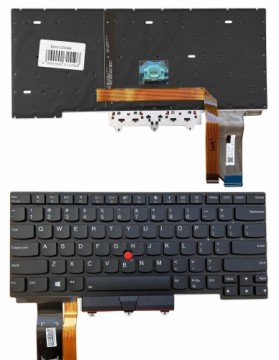 Клавиатура LENOVO Thinkpad E14, с подсветкой, с трекпоинтом, US