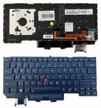 Клавиатура LENOVO X1 Carbon Gen 6, с подсветкой, с трекпоинтом, US