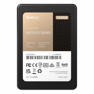 Synology SAT5210 SSD 1.92TB 2.5 Zoll SATA 6Gb/s - interne Solid-State-Drive (SAT5210-1920G)