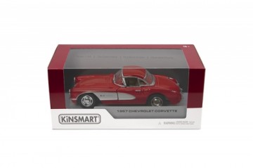 KINSMART Miniatūrais modelis - 1957 Chevrolet Corvette, izmērs 1:34