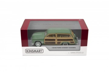 KINSMART Miniatūrais modelis - 1949 Ford Woody Wagon, izmērs 1:40