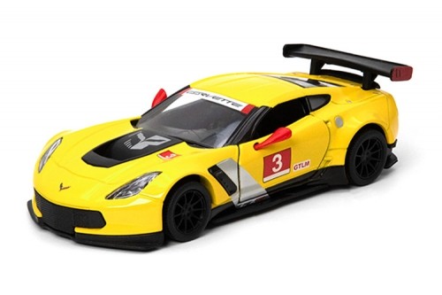KINSMART Miniatūrais modelis - 2016 Corvette C7.R Race Car, izmērs 1:36 image 2