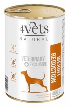 4VETS Natural Weight Reduction Dog - wet dog food - 400 g