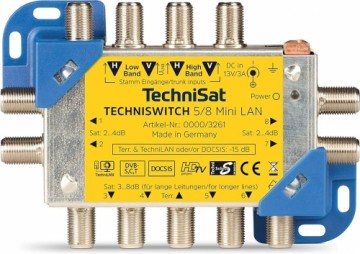 Technisat TechniSwitch 5/8 mini LAN, Multischalter