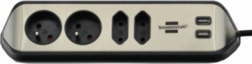 Brennenstuhl estilo power strip 4 sockets 2 m white (1153594420)