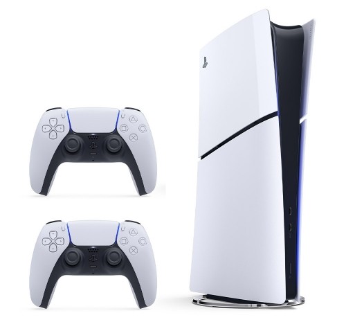 Sony Playstation 5 Digital Edition D Slim + 2 DualSense White image 4