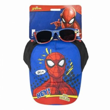 Cepures un saulesbriļļu komplekts Spider-Man Bērnu 2 Daudzums