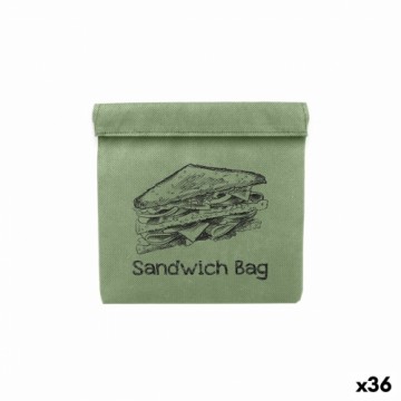 Набор многоразовых пищевых пакетов Quttin Коробочка для бутербродов TNT (Non Woven) 3 Предметы 18 x 18 cm (36 штук)