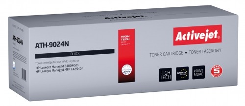 Activejet Toner ATH-9024N for HP printers; Replacement HP W9024MC; Supreme; 11500 pages; black image 1