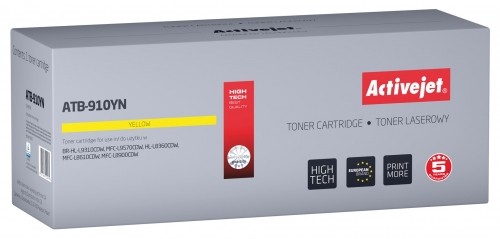 Activejet ATB-910YN Toner (replacement Brother TN-910Y; Supreme; 9000 pages; yellow) image 1