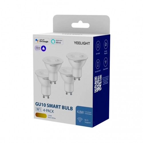 Yeelight YLDP004 W1 GU10 Wi-Fi dimmable smart bulb 4 pieces image 2