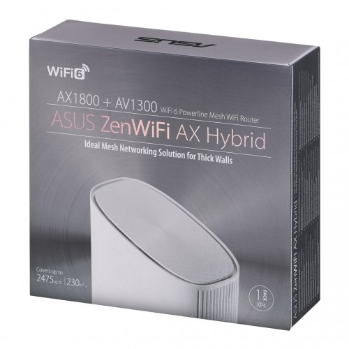 System Mesh Asus ZenWiFi AX Hybrid XP4 1PK Biały image 3