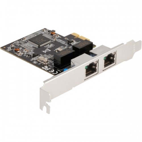 Delock PCIE x1 auf 2x RJ45 Gbit, LAN-Adapter image 1