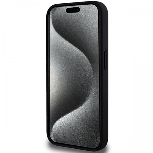 BMW BMHCP15X23PUPVK iPhone 15 Pro Max 6.7" czarny|black hardcase Perforated Tricolor Line image 5