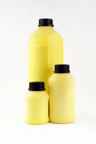 Toner powder Yellow Lexmark MASC522 chemical image 1