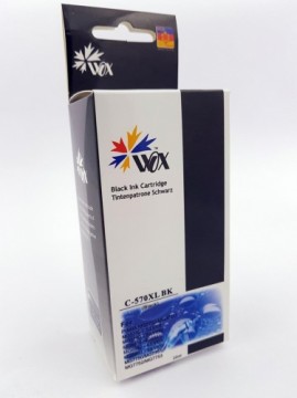 Ink cartridge Wox Black CANON PGI-570PGBKXL replacement with chip PGI570PGBKXL
