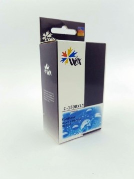 Ink cartridge Wox Yellow CANON PGI-1500XLY replacement with chip PGI1500XLY