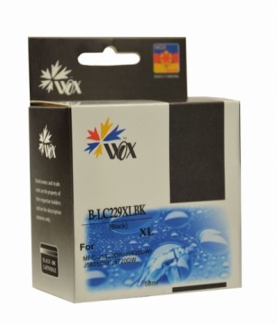 Ink cartridge Wox Black Brother LC 229BK replacement  LC229XLBK  (4300 A4 pages according to the standard ISO/IEC 24711)