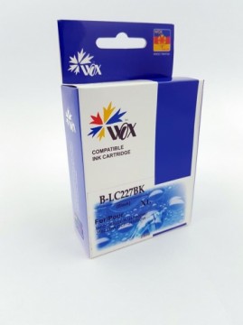 Ink cartridge Wox Black Brother LC 227BK replacement LC227XLBK  (2100 A4 pages according to the standard ISO/IEC 24711)