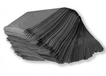 Foil bag black 20cm/42cm