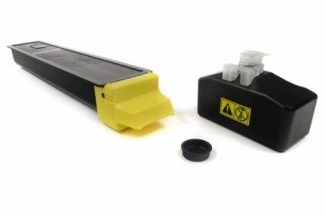 Empty Cartridge - Kyocera TK895 Yellow 100% new (just fill in the toner powder and install the proper chip)