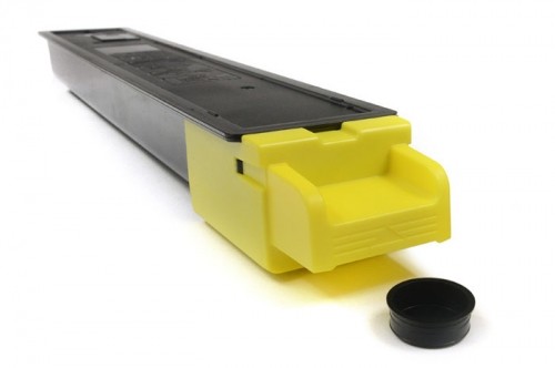 Empty Cartridge - Kyocera TK8325 Yellow 100% new  (just fill in the toner powder and install the proper chip) image 1