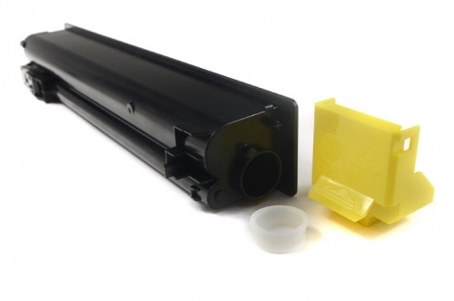 Empty Cartridge - Kyocera TK5205 Yellow 100% new  (just fill in the toner powder and install the proper chip) image 1