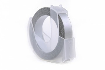 Ribbon 3D JetWorld Replacement Dymo Biały to Srebrnym (do wytłaczania, emboss) 9mm x 3m (S0898110) (10 pcs.)