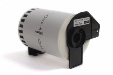 Labels JetWorld Replacement Brother DK Black on White 102mm*30.48m DK22243, DK-22243, DK22.243