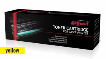 Toner cartridge JetWorld Yellow Glossy OKI C8600, C8800 replacement 43487709