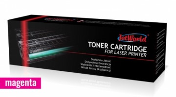 Toner cartridge JetWorld compatible with universal HP CE413A, CF383A, CC533A, CRG718M PATENT-SAFE 2.8K Magenta
