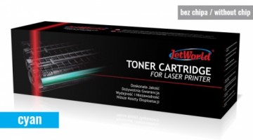 Toner cartridge JetWorld compatible with HP 216A W2411A LaserJet Color M155, M182, M183 0.85K Cyan (toner cartridge without a chip - relocate it from an OEM cartridge (A or X series) - please read the instructions)