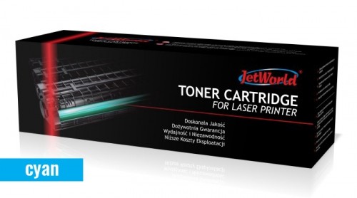 Toner cartridge JetWorld compatible with HP 212X W2121X LaserJet Color Enterprise M554, M555, M578 10K Cyan image 1