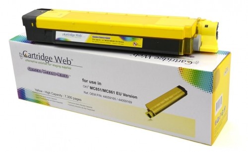 Toner cartridge Cartridge Web Yellow Oki MC851 replacement 44059165 image 1