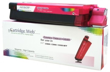 Toner cartridge Cartridge Web Magenta OKI C5800 replacement 43324422