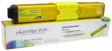 Toner cartridge Cartridge Web Yellow OKI C510 replacement 44469722