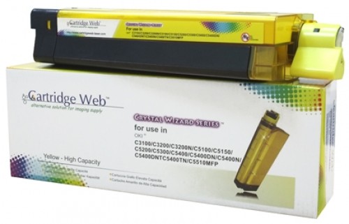 Toner cartridge Cartridge Web Yellow OKI C3100/C5100/C5450 replacement 42804513/42127405/42127454 image 1