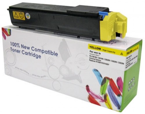 Toner cartridge Cartridge Web Yellow Kyocera TK500/TK510/TK520 replacement TK-500Y/TK510Y/TK520Y image 1
