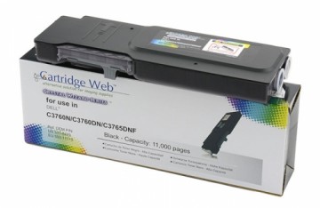 Toner cartridge Cartridge Web Black Dell 3760 replacement 593-11119
