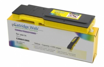 Toner cartridge Cartridge Web Yellow Dell 2660 replacement 593-BBBR