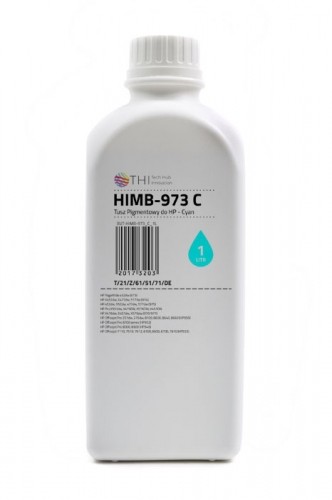 Bottle Cyan HP 1L Pigment ink INK-MATE HIMB973 image 1