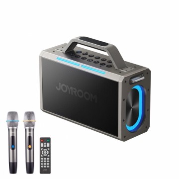 Joyroom Pies Series JR-MW03 Wireless Karaoke Speaker with 2 Microphones and Remote Control - Black