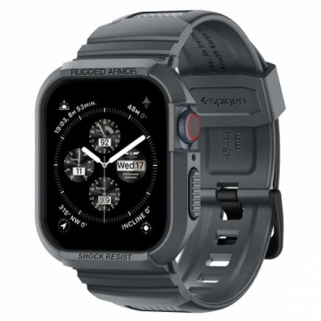 Spigen Rugged Armor Pro Case for Apple Watch 4 | 5 | 6 | 7 | 8 | 9 | SE (44 | 45 mm) - Dark Gray