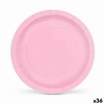 Набор посуды Algon Одноразовые Картон 20 cm Розовый 10 Предметы (36 штук)