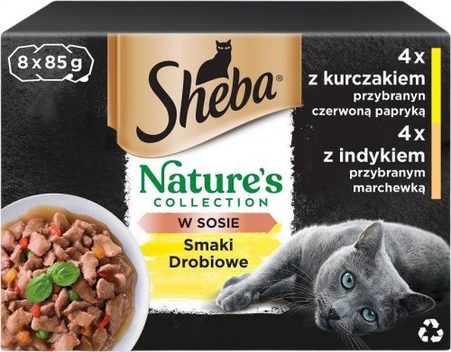 SHEBA Nature's Collection Poultry Flavors - wet cat food - 8x 85 g image 1