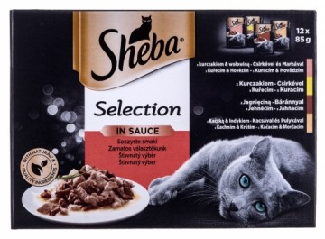 Sheba Selection in Sauce Juicy Flavours 12 x 85 g