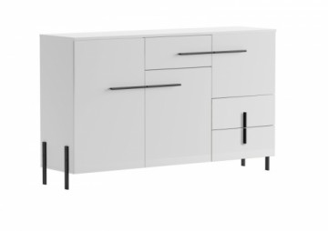 Halmar JUSTINE chest of drawers 3D3S white/ white HG