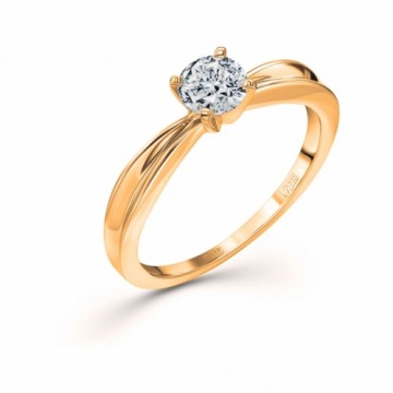 Gemmi Золотое кольцо с бриллиантом