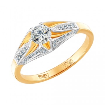Gemmi Золотое кольцо с бриллиантами
